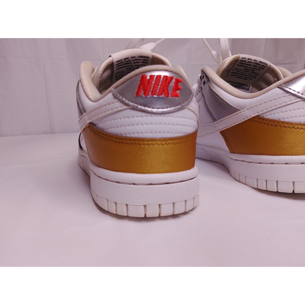 Nike Dunk Low SE "Heirloom" Silver Gold Metalic - Picture 7 of 16